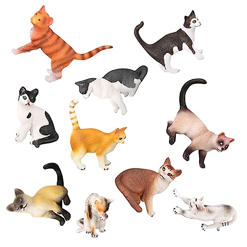 UPKOCH 10 Stücke Katze Spielzeug Kinder Realistische Katze Figurine Ornament Simulation Katze Spielzeug Für Kinder Desktop Dekorationen UPKOCH 10 Stücke Katze Spielzeug Kinder Realistische Katze Figurine Ornament Simulation Katze Spielzeug Für Kinder Desktop Dekorationen von UPKOCH