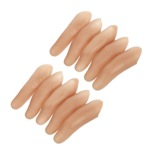 UPKOCH 10 Trickfinger Gruselige Realistische Falsche Fingerdekoration – Halloween Requisiten Für Bühnenauftritte Partys Streiche Cosplay UPKOCH 10 Trickfinger Gruselige Realistische Falsche Fingerdekoration – Halloween Requisiten Für Bühnenauftritte Partys Streiche Cosplay von UPKOCH