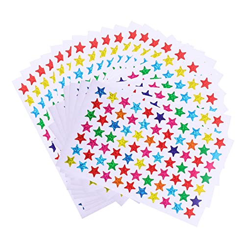 UPKOCH Entzückende Stern Aufkleber 1 2 cm Paket Aufkleber Für Kinder Belohnung Aufkleber Spielzeug von UPKOCH