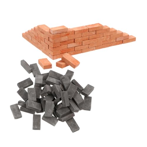 UPKOCH Set Mit 100 Miniatur-bausteinen Sandkasten-bausteinmodelle Landschaftsdekor Handgefertigt Sicher Für Kinder Für Fantasievolles Spielen Platzsparendes Design von UPKOCH