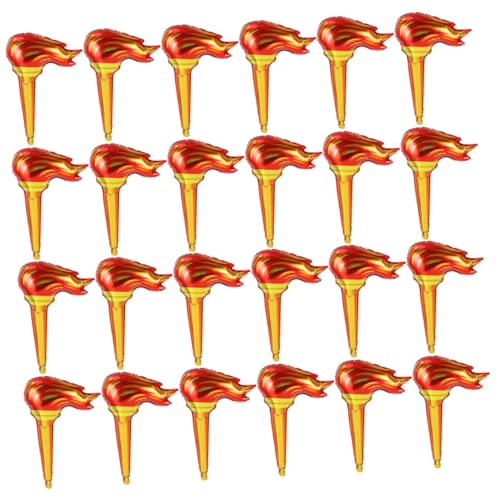UPKOCH 100 Stück Aufblasbare Fackeln Olympiade Handliche Sport Party Requisite Schnelles Aufblasen Leicht Transportierbar Platzsparend von UPKOCH