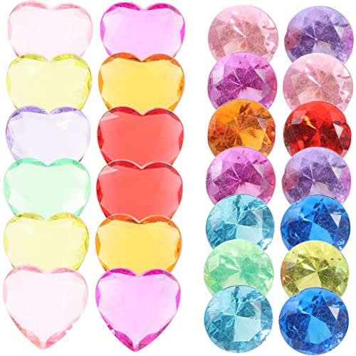 UPKOCH 100 Stück Bling Strass-Aufkleber Edelsteine für playmobile prinzessinschloss Perlen für Armbänder Edelsteine ​​aufkleben bastelsets für schmuck DIY zubehör DIY - von UPKOCH