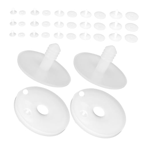 UPKOCH 100 Stück DIY Kunststoff Puppengelenke Bewegliche Kugelgelenke für Plüschtiere Flexible Skelettverbinder für und Puppenherstellung Leicht und Tragbar für Bastelprojekte von UPKOCH