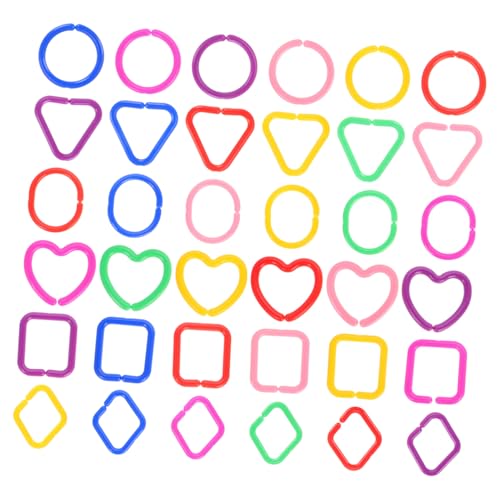 UPKOCH 100 Stück Geometrische Schnallenkette Der Ring Kettenspiel Plastische Formen Verbindungsringe Für Babys Lebendige Ketten Kunststoffglieder Für Den Unterricht Plastik UPKOCH 100 Stück Geometrische Schnallenkette Der Ring Kettenspiel Plastische Formen Verbindungsringe Für Babys Lebendige Ketten Kunststoffglieder Für Den Unterricht Plastik von UPKOCH