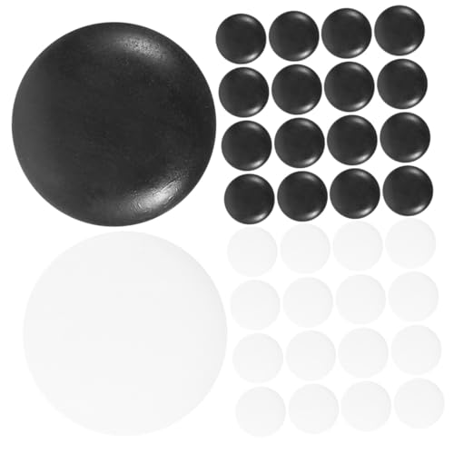 UPKOCH 100 Stück Go Steine aus Robustem Resin Kompakte Spielsteine in Schwarz und Weiß Langlebiges Go Schachzubehör für Heimgebrauch und Kreatives Basteln von UPKOCH