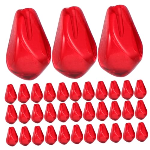 UPKOCH 100 Stück Künstliche Granatapfelkerne Dekoration Rote Deko Beeren für Küchen Party Weihnachtsfest Fensterdisplay von UPKOCH