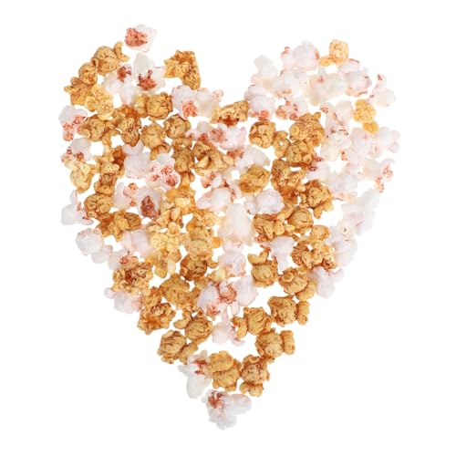 UPKOCH 100 Stück Künstliches Popcorn Charm DIY Popcorn Requisiten für Ohrringe Partydekoration und Bastelprojekte Gemischten Farben von UPKOCH