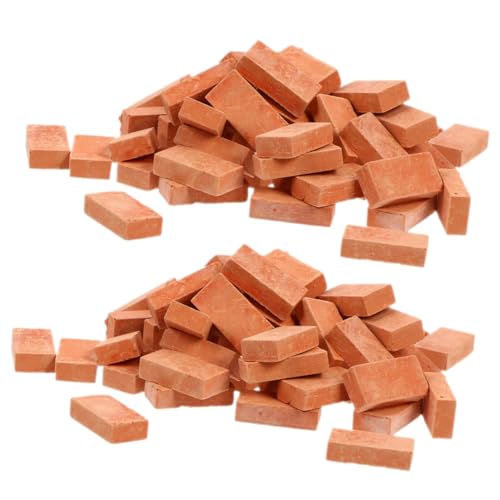 UPKOCH 100 Stück Maßstab Realistische Modellziegel für DIY Landschaftsbau Mikro Landschaft Garten Dekoration Sandtisch Zubehör UPKOCH 100 Stück Maßstab Realistische Modellziegel für DIY Landschaftsbau Mikro Landschaft Garten Dekoration Sandtisch Zubehör von UPKOCH