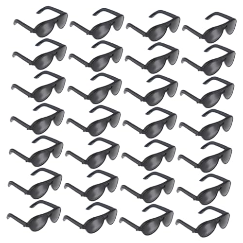 UPKOCH 100 Stück Mini- Puppen für Trendige Puppenkleidung Anziehbrille für Puppen Mini-Puppen-Sonnenbrillen-Requisiten PVC Black UPKOCH 100 Stück Mini- Puppen für Trendige Puppenkleidung Anziehbrille für Puppen Mini-Puppen-Sonnenbrillen-Requisiten PVC Black von UPKOCH