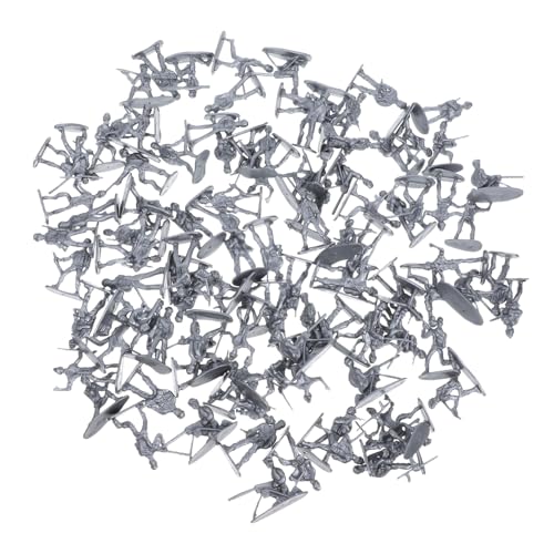 UPKOCH 100 Stück Mini-soldatenmodell Minifigur Miniatursoldatenmodelle Mini-soldatenfiguren Kleine Soldatenmodelle Kindersoldatenfiguren Miniaturszenen, Soldatenmodelle Plastik Silver UPKOCH 100 Stück Mini-soldatenmodell Minifigur Miniatursoldatenmodelle Mini-soldatenfiguren Kleine Soldatenmodelle Kindersoldatenfiguren Miniaturszenen, Soldatenmodelle Plastik Silver von UPKOCH