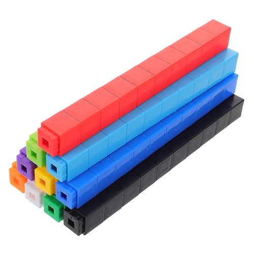 UPKOCH 100 Stück Pädagogische Mathematik Zählwürfel Aus Kunststoff Für Die Frühkindliche Entwicklung Von Kindern von UPKOCH