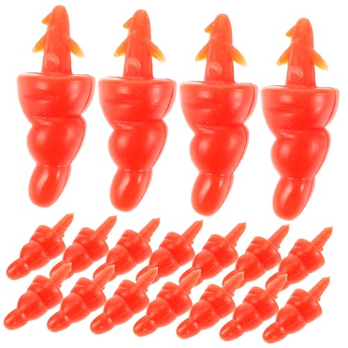 UPKOCH 100 Stück Schneemann-nasenspielzeug Kleine Schneemannnase Nase Zum Schneemannbauen Weihnachtskarte Weihnachtsschneemann Requisiten Schneemannkostüm Für Erwachsene Plastik Orange von UPKOCH