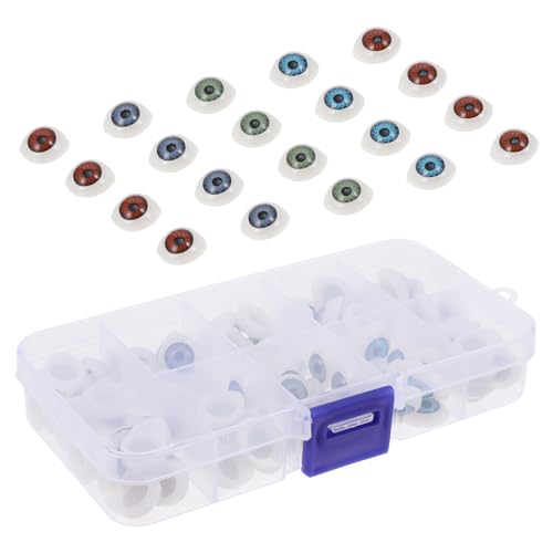 UPKOCH 100 Stück Teiliges Halloween Dekorationsset mit Realistischen Acryl Augäpfeln Bunte DIY Bastelaugen für Masken Puppen Halloween Partys und Gruselige UPKOCH 100 Stück Teiliges Halloween Dekorationsset mit Realistischen Acryl Augäpfeln Bunte DIY Bastelaugen für Masken Puppen Halloween Partys und Gruselige von UPKOCH
