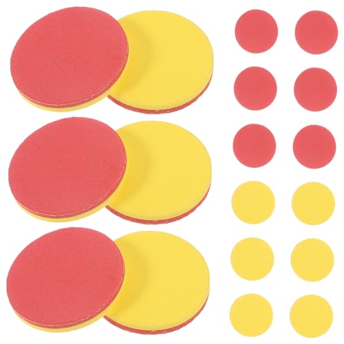UPKOCH 100 Stück Teiliges Pädagogisches Zahlen Lernspielzeug aus Farbigem Eva Zweifarbige Rechenchips für Vorschule Fördert Mathematische Fähigkeiten Farberkennung und Hand Auge von UPKOCH