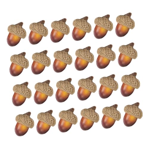 UPKOCH 100 Stück Weihnachtsdekoration Eicheln für Eichhörnchen saftig Dekorationen deko für Weihnachtsbaum Hochzeit Dekoration Eicheln zum Basteln Künstliche Minifrüchte Schaum Dark Brown UPKOCH 100 Stück Weihnachtsdekoration Eicheln für Eichhörnchen saftig Dekorationen deko für Weihnachtsbaum Hochzeit Dekoration Eicheln zum Basteln Künstliche Minifrüchte Schaum Dark Brown von UPKOCH