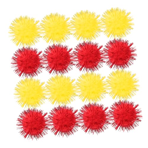 UPKOCH 100 Stück goldener Fellknäuel Cheerleader flauschige Pompons Bommelbälle glänzende Lametta-Pompons Weiß Partydekoration kopfschmuck Glitzerbommeln zum Basteln Glitzer Bommel Plüsch UPKOCH 100 Stück goldener Fellknäuel Cheerleader flauschige Pompons Bommelbälle glänzende Lametta-Pompons Weiß Partydekoration kopfschmuck Glitzerbommeln zum Basteln Glitzer Bommel Plüsch von UPKOCH