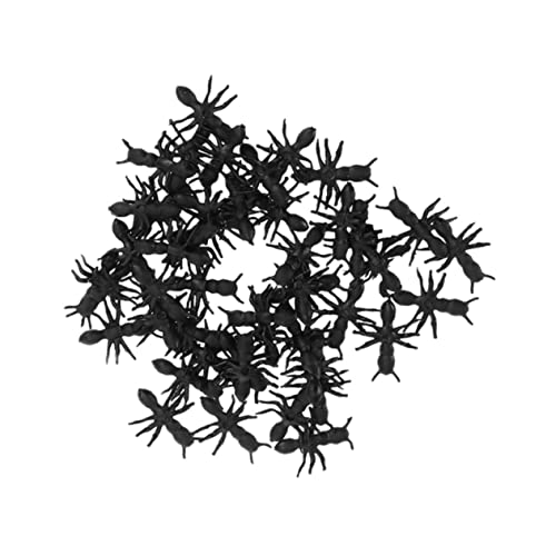 UPKOCH 100 Stück simulierte Ameisen Halloween Scherzartikel Halloween Dekoration klein Halloween Streiche Miniatur Fehler Partygeschenke realistische gefälschte Ameisen Black von UPKOCH