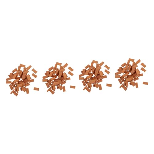 UPKOCH 1000 STK Mini-Steine Farm bauernhofspielzeug Miniaturblock Bauernhof Spielzeug aus Ziegelsteinen Bausteine Kinderspielzeug Mini-Gartenziegel Sandtisch-Ziegelmodell Sandkasten Boden von UPKOCH