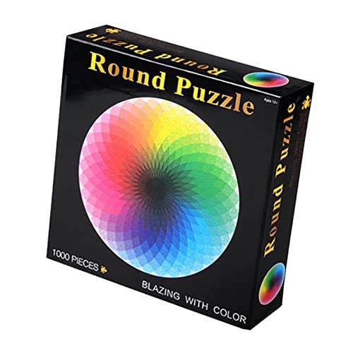 UPKOCH 1000 Stück Rundes Teiliges Puzzle Farbenfrohes Jigsaw Puzzle für Erwachsene und Pädagogisches für Kreativen Spaß für Stressfreies Zusammensetzen und Gemeinsames UPKOCH 1000 Stück Rundes Teiliges Puzzle Farbenfrohes Jigsaw Puzzle für Erwachsene und Pädagogisches für Kreativen Spaß für Stressfreies Zusammensetzen und Gemeinsames von UPKOCH