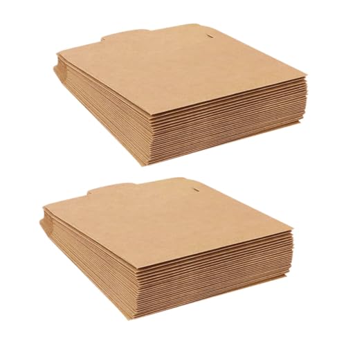 UPKOCH 100 Stücke Kraftpapier -hüllenhalter Vintage Europäischen Umschlag Stil Kraft Tasche -disc Aufbewahrungstasche von UPKOCH