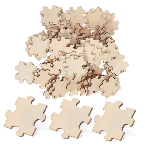 UPKOCH 100Stücke Leere Holzpuzzleteile für DIY Kunstprojekte Große Teile zum Basteln für Kreative Aktivitäten im Klassenzimmer UPKOCH 100Stücke Leere Holzpuzzleteile für DIY Kunstprojekte Große Teile zum Basteln für Kreative Aktivitäten im Klassenzimmer von UPKOCH