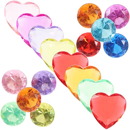 UPKOCH 100st DIY Zubehör Edelsteine ​​zum Basteln Nagelschmuck Und Charms Kleid Mit Strass Streuen Strasssteine ​​für Nägel Bling Strass-Aufkleber Piraten-juwelen Schwimmbad Acryl von UPKOCH