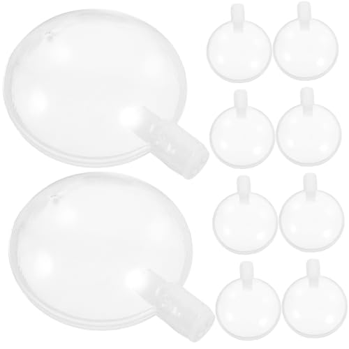 UPKOCH 100st Dicke Drücken Tonspielzeugzubehör Solide Spielzeugwerkzeuge Geräuschemacher Krachmacher Einsetzen Quietscher Zubehör Quietscher Geräuschmacher Plastik Weiß von UPKOCH