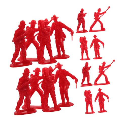 UPKOCH 100 Stück Feuerwehrmann-miniaturfiguren Ornament-Set Materialspielzeug Für Feuerwache-spielsets von UPKOCH