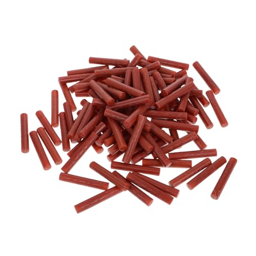 UPKOCH 100st Stockmodell Miniatur-Lagerfeuer Holzstäbchen Miniatur Lagerfeuer Simulation Kinderstock Mini-feuerholz Weihnachts-DIY-birkenstämme Der Stock Miniaturfeuer Pp Light Brown von UPKOCH
