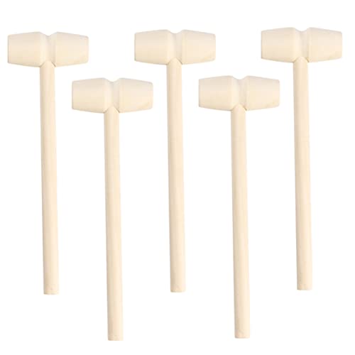 UPKOCH 10St Holzschlagspielzeug Kinder Hammer kinderhammer Drum Xylophon-Percussion-Sticks Kinder spielsets Krabbenspielzeug für Babys Spielset aus Holz Mädchen Schlagen Spielzeug hölzern von UPKOCH