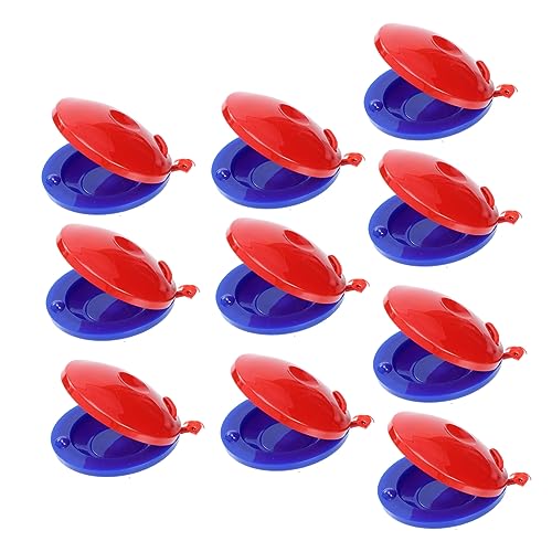 UPKOCH 10St Kastagnetten Bausatz kinderinstrumente musikinstrumente Schlaginstrumente für kleine Schlagkastagnette Percussion-Musikinstrument Abs von UPKOCH