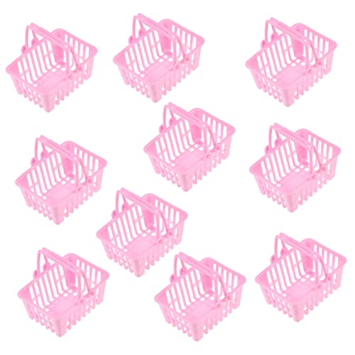 UPKOCH 10St Puppen-Einkaufskorb Mini-Schmuckkorb Pop Würfel faltbar Körbe Wagen Korb einkaufskorb für Korbspielzeug aus Kunststoff Mini-Tragekorb Plastik Rosa UPKOCH 10St Puppen-Einkaufskorb Mini-Schmuckkorb Pop Würfel faltbar Körbe Wagen Korb einkaufskorb für Korbspielzeug aus Kunststoff Mini-Tragekorb Plastik Rosa von UPKOCH