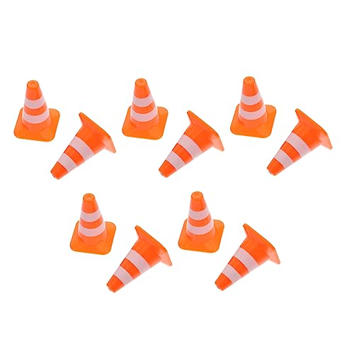 UPKOCH 10St Sandtischverzierungen kleine Verkehrskegel kleine Sportkegel Sicherheitskegel Verkehrszeichen kinderspielzeug Lehrmittel Straßenkegel Plastik Orange UPKOCH 10St Sandtischverzierungen kleine Verkehrskegel kleine Sportkegel Sicherheitskegel Verkehrszeichen kinderspielzeug Lehrmittel Straßenkegel Plastik Orange von UPKOCH