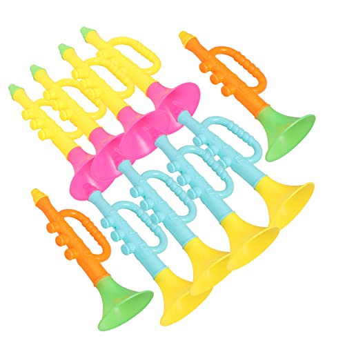 UPKOCH 10St Trompetenspielzeug für Kinder Fan Trompete Kindertrompete Kinderspielzeug kinderinstrumente Geschenke Spielzeug für Kleinkinder Party-Requisiten Kinder Trompete Saxophon Musik von UPKOCH