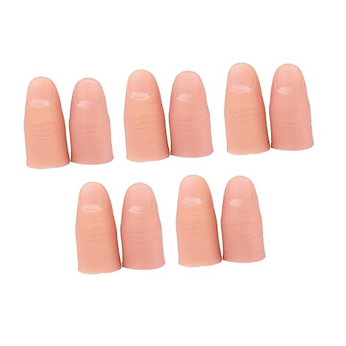 UPKOCH 10Stücke Gefälschte Finger Requisiten aus Weichem Kunststoff für Zaubertricks Realistisch mit Fingernägeln für Magische Auftritte und Partys Langlebig und Wiederverwendbar UPKOCH 10Stücke Gefälschte Finger Requisiten aus Weichem Kunststoff für Zaubertricks Realistisch mit Fingernägeln für Magische Auftritte und Partys Langlebig und Wiederverwendbar von UPKOCH