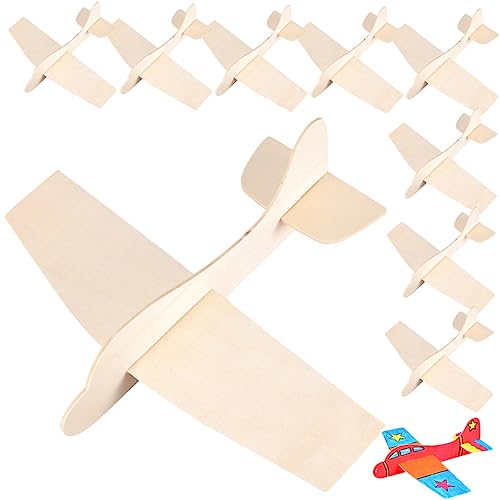 UPKOCH 10Stücke Holzflugzeugmodell zum Zusammenbauen DIY Bastelspielzeug für Kreative Malmöglichkeiten für Geburtstagsfeiern und Unterricht Fördert Geschicklichkeit UPKOCH 10Stücke Holzflugzeugmodell zum Zusammenbauen DIY Bastelspielzeug für Kreative Malmöglichkeiten für Geburtstagsfeiern und Unterricht Fördert Geschicklichkeit von UPKOCH