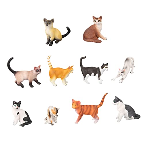 UPKOCH 10stücke Teiliges Set Realistischer Katzenfiguren Für Junge Mädchen Miniatur Cat Toys Als Kreative Deko Für Büro Zuhause Und Auto Als Lernspielzeug Über Tiere UPKOCH 10stücke Teiliges Set Realistischer Katzenfiguren Für Junge Mädchen Miniatur Cat Toys Als Kreative Deko Für Büro Zuhause Und Auto Als Lernspielzeug Über Tiere von UPKOCH