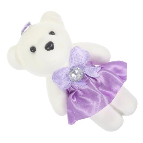 UPKOCH 10Stücke Plüschbären Niedliches Kuscheltier für Hochzeitsdekoration Blumenstrauß und Weiche Bärenpuppe Zartem Deko für Wohnzimmer von UPKOCH