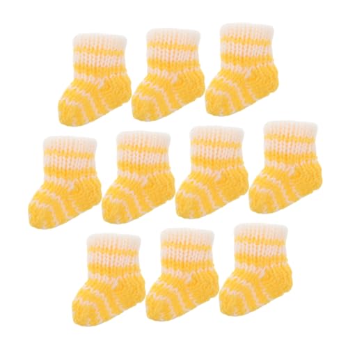 UPKOCH 10Stücke Puppenzubehör Teiliges Entzückender Puppensocken für Puppenhaus und Stylische Strickkleidung Zubehör für Kreative Puppen UPKOCH 10Stücke Puppenzubehör Teiliges Entzückender Puppensocken für Puppenhaus und Stylische Strickkleidung Zubehör für Kreative Puppen von UPKOCH