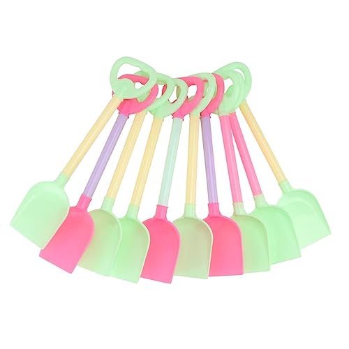 UPKOCH 10Stücke Sandschaufeln Lange Plastikschaufeln Für Strand Und Sandkasten Zufälligen Farben Für Kleine Sandburgen Und Kreative Sandspiele von UPKOCH