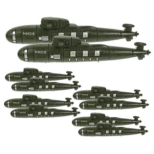 UPKOCH 10Stücke Teiliges Boot Modell für Desktop Dekoration Realistische Nachbildung von Militärischen Booten Langlebiges Material für Sammler von UPKOCH
