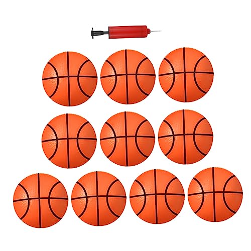 UPKOCH PVC-Basketball Für Jungen Und Mädchen Mini-Basketball Basketball-Spielzeug-Set Aufblasbarer Basketball Für Kinder Kleinkinder Spielzeug Zufällige Farbe von UPKOCH