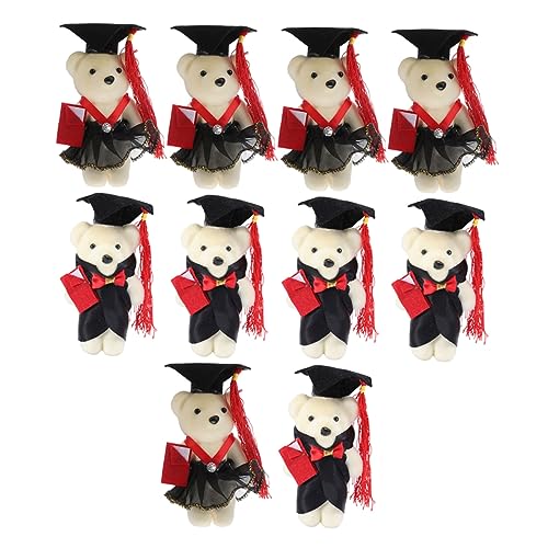 UPKOCH Mini-abschluss-bär-Puppe 10 Stück Stehender Bär Blumenstrauß Flexibles Material Für Dekorationen UPKOCH Mini-abschluss-bär-Puppe 10 Stück Stehender Bär Blumenstrauß Flexibles Material Für Dekorationen von UPKOCH