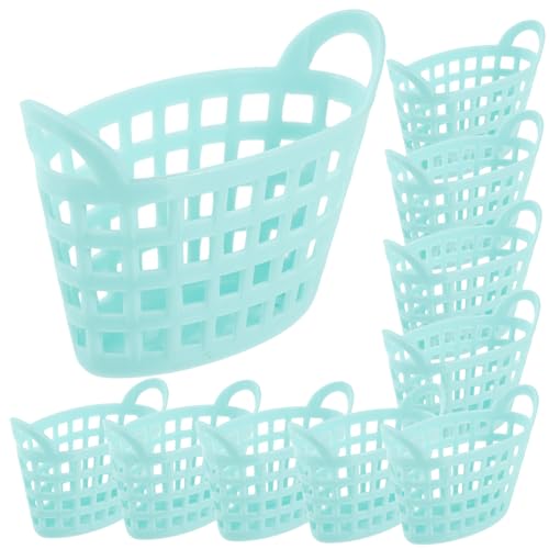 UPKOCH 10st Einkaufskorb Aus Kunststoff Wäschekorb Kücheneimer Aufbewahrungskorb Faltbar Körbe Würfel Mini-Korb-Modell Supermarkt-handkorbmodelle Dekorativer Mini-Korb Plastik UPKOCH 10st Einkaufskorb Aus Kunststoff Wäschekorb Kücheneimer Aufbewahrungskorb Faltbar Körbe Würfel Mini-Korb-Modell Supermarkt-handkorbmodelle Dekorativer Mini-Korb Plastik von UPKOCH