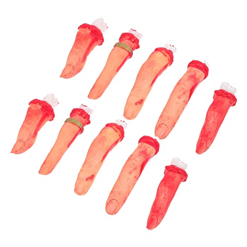 UPKOCH 10st Finger Körper Halloween-Spinnennetz Gefälschte Finger Beängstigend Stand Streich Halloween-animatronik Halloween-schädelfinger Halloween- Stütze Con Latexschaum UPKOCH 10st Finger Körper Halloween-Spinnennetz Gefälschte Finger Beängstigend Stand Streich Halloween-animatronik Halloween-schädelfinger Halloween- Stütze Con Latexschaum von UPKOCH