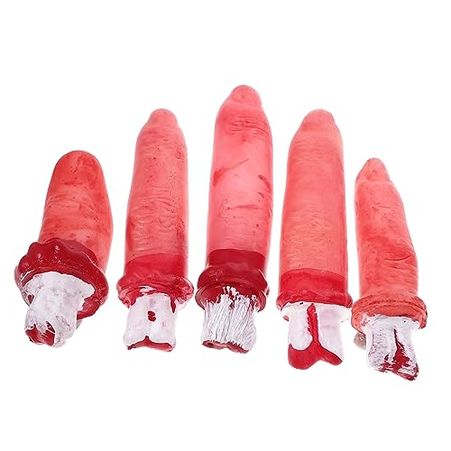 UPKOCH 10stücke Teiliges Halloween Deko Gruselige Realistische Finger Requisiten Für Partys Und Gespensterhäuser Für Schaurige Halloween- von UPKOCH