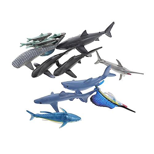 UPKOCH 10st Tiermodell Tierfiguren Meereslebewesen Spielzeug Meeresspielzeug Modelle Von Meeresbewohnern Meerestierspielzeug Simulationsfischfigur Plastik Kind Dekorationen Empfindlich von UPKOCH