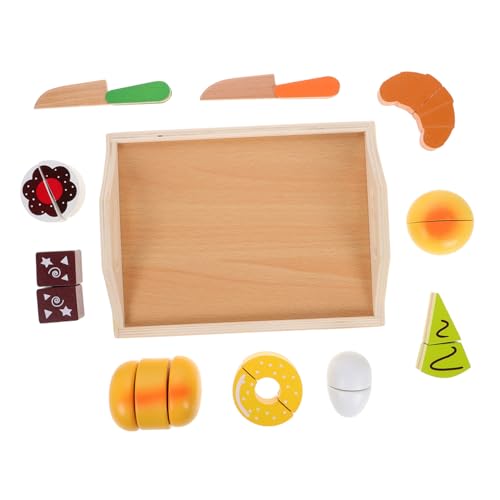 UPKOCH 11 Stück Spielzeugset holzspielzeug küche Nachahmungsspielzeug Tee Party für Kleinkinder Kinderbäckerei Spielset hölzern UPKOCH 11 Stück Spielzeugset holzspielzeug küche Nachahmungsspielzeug Tee Party für Kleinkinder Kinderbäckerei Spielset hölzern von UPKOCH