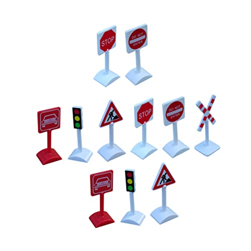 UPKOCH 11 Stück Verkehrszeichen-Ornamente Puzzle für Straße Miniatur verkehrserziehung verkehrsschilder Educational Toys Toys Mini-Anzeige Verkehrsanzeige Plastik UPKOCH 11 Stück Verkehrszeichen-Ornamente Puzzle für Straße Miniatur verkehrserziehung verkehrsschilder Educational Toys Toys Mini-Anzeige Verkehrsanzeige Plastik von UPKOCH