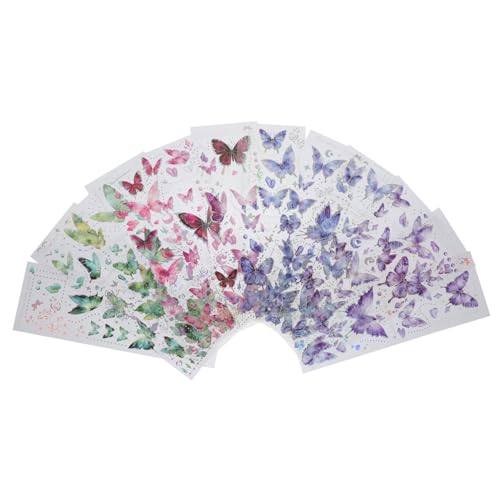 UPKOCH 12 Blätter Aufkleberdekoration DIY Tagebuch Aufkleber Scrapbook-Aufkleber Scrapbooking-Aufkleber Schmetterlingsaufkleber Für Scrapbooking Schmetterling DIY Aufkleber Das Haustier UPKOCH 12 Blätter Aufkleberdekoration DIY Tagebuch Aufkleber Scrapbook-Aufkleber Scrapbooking-Aufkleber Schmetterlingsaufkleber Für Scrapbooking Schmetterling DIY Aufkleber Das Haustier von UPKOCH